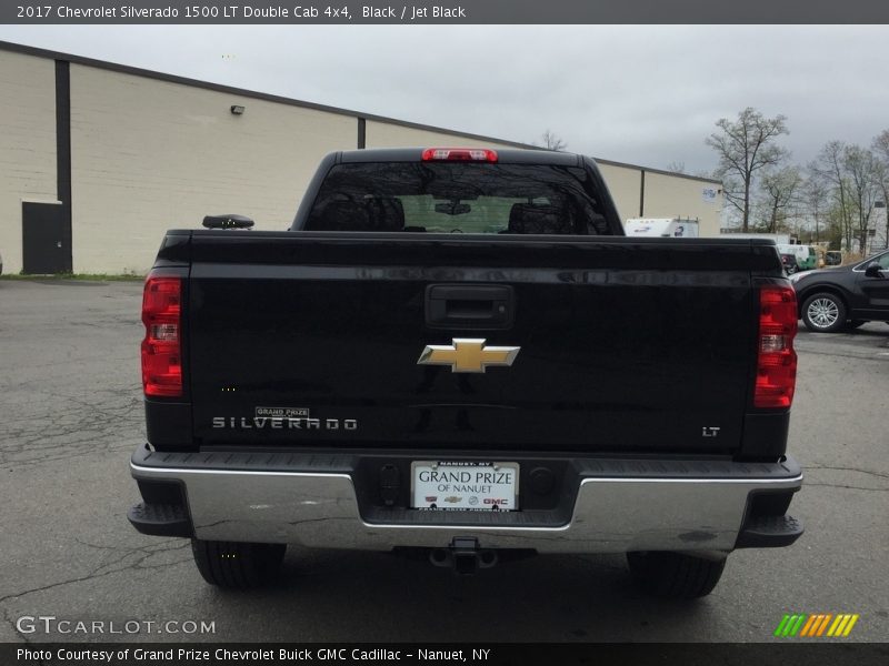 Black / Jet Black 2017 Chevrolet Silverado 1500 LT Double Cab 4x4