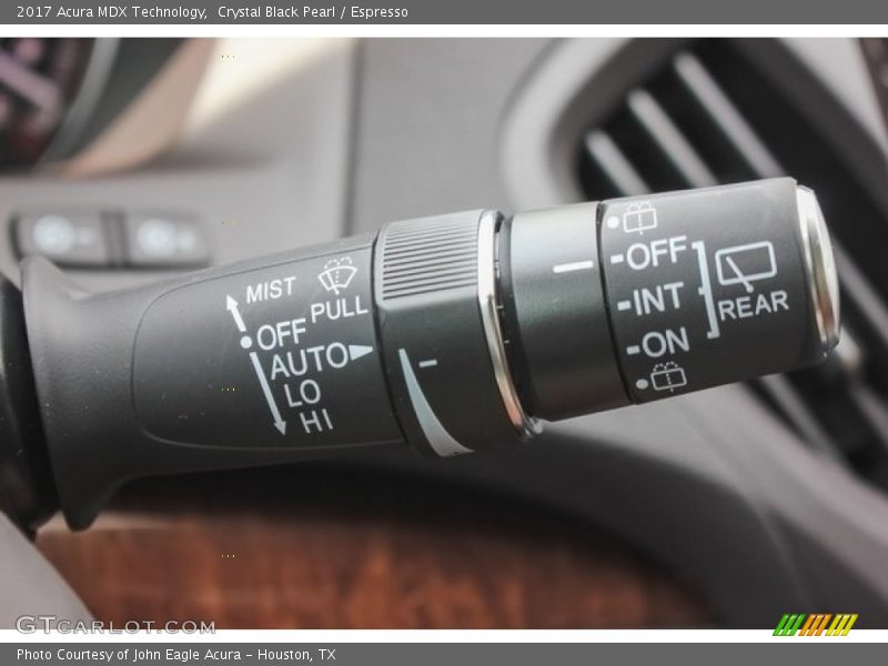 Controls of 2017 MDX Technology