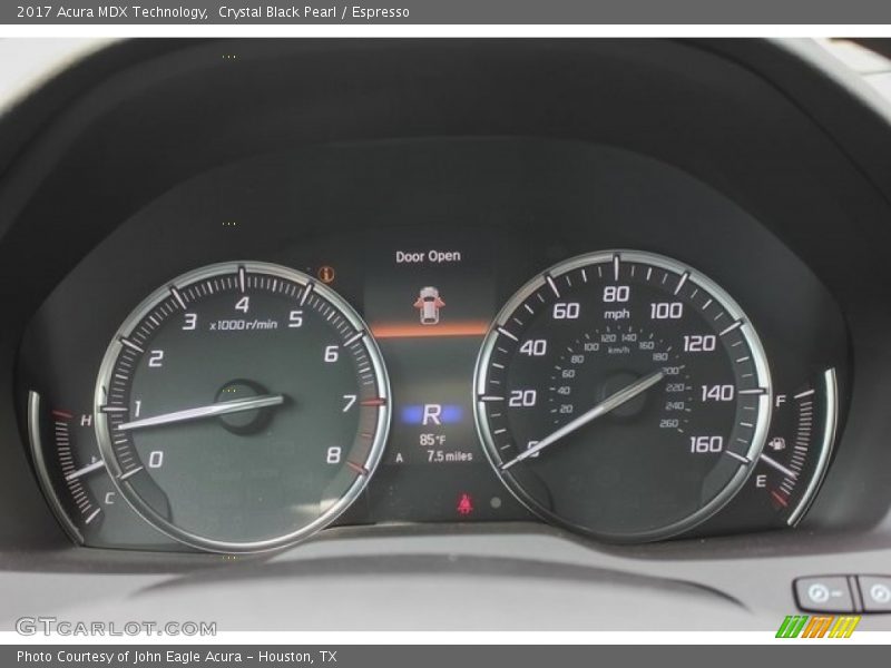  2017 MDX Technology Technology Gauges