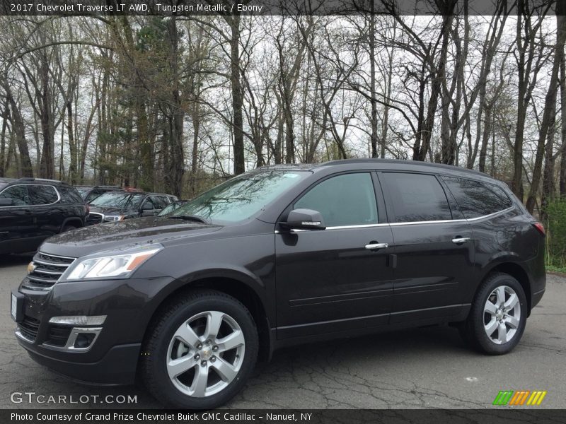 Tungsten Metallic / Ebony 2017 Chevrolet Traverse LT AWD