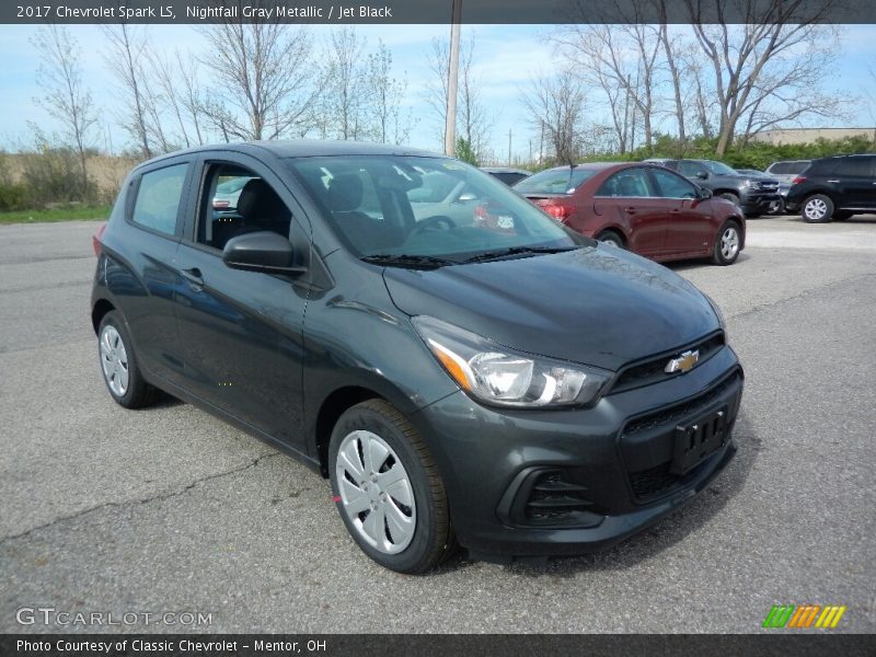 Nightfall Gray Metallic / Jet Black 2017 Chevrolet Spark LS