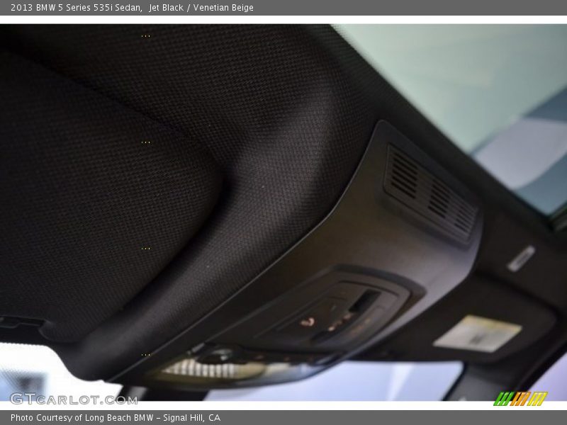 Jet Black / Venetian Beige 2013 BMW 5 Series 535i Sedan
