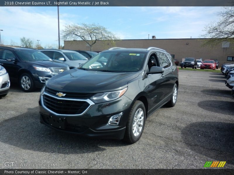 Nightfall Gray Metallic / Jet Black 2018 Chevrolet Equinox LT