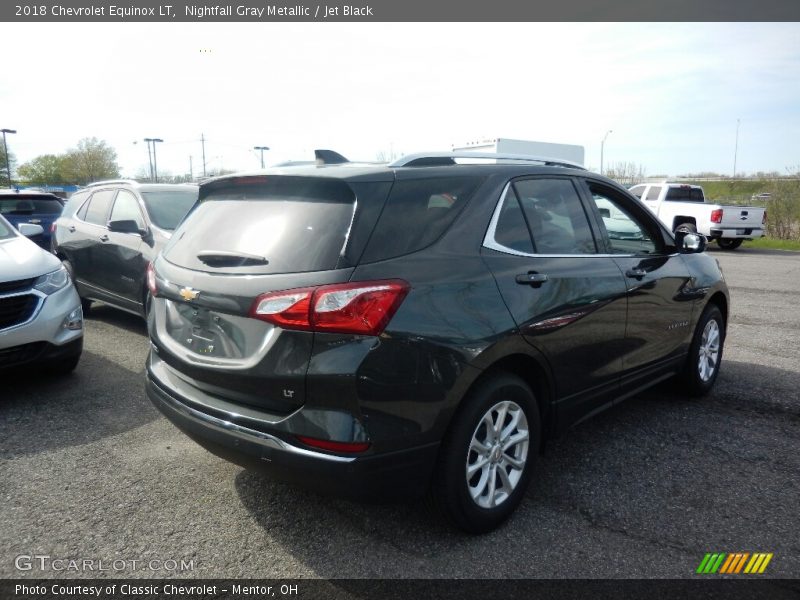 Nightfall Gray Metallic / Jet Black 2018 Chevrolet Equinox LT