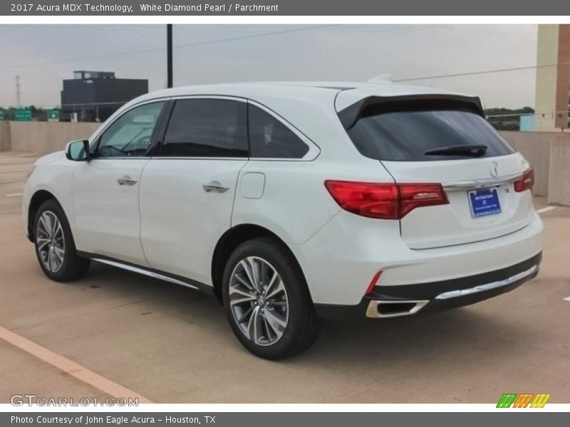 White Diamond Pearl / Parchment 2017 Acura MDX Technology