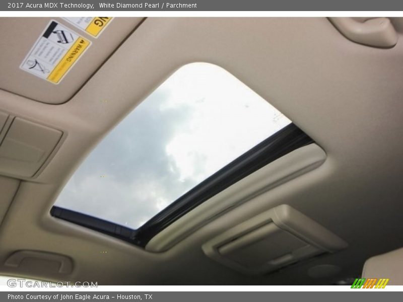White Diamond Pearl / Parchment 2017 Acura MDX Technology