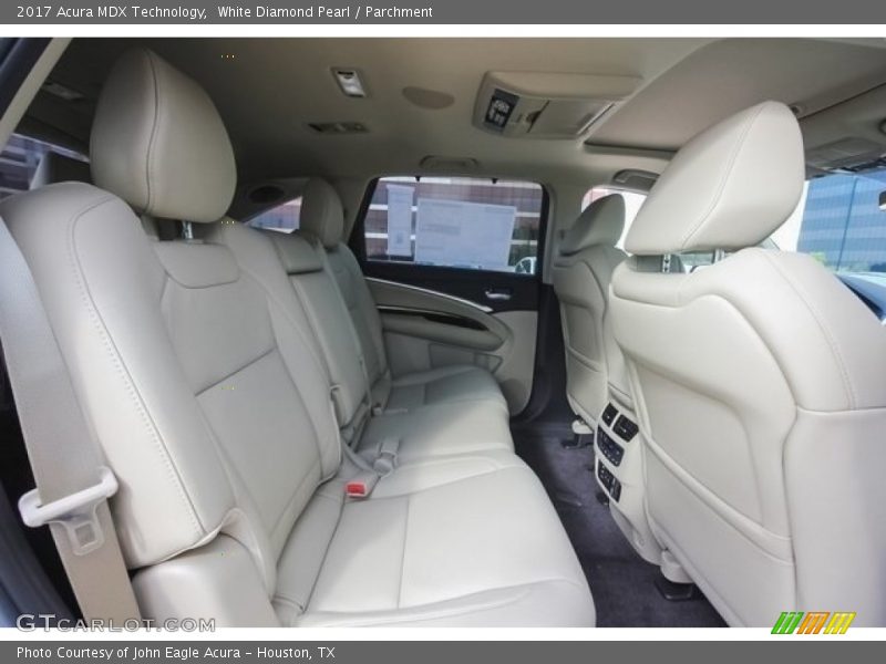 White Diamond Pearl / Parchment 2017 Acura MDX Technology