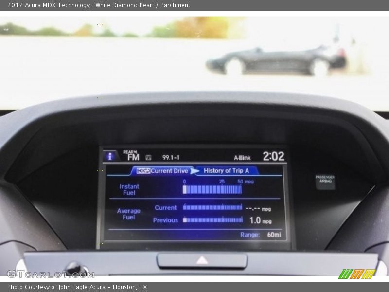 White Diamond Pearl / Parchment 2017 Acura MDX Technology