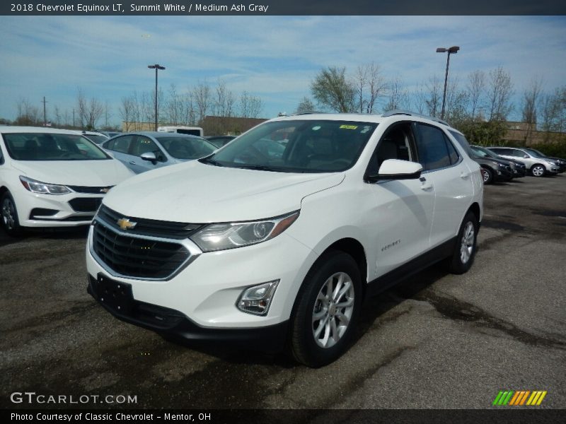 Summit White / Medium Ash Gray 2018 Chevrolet Equinox LT