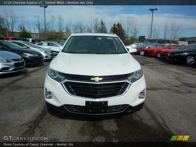 Summit White / Medium Ash Gray 2018 Chevrolet Equinox LT