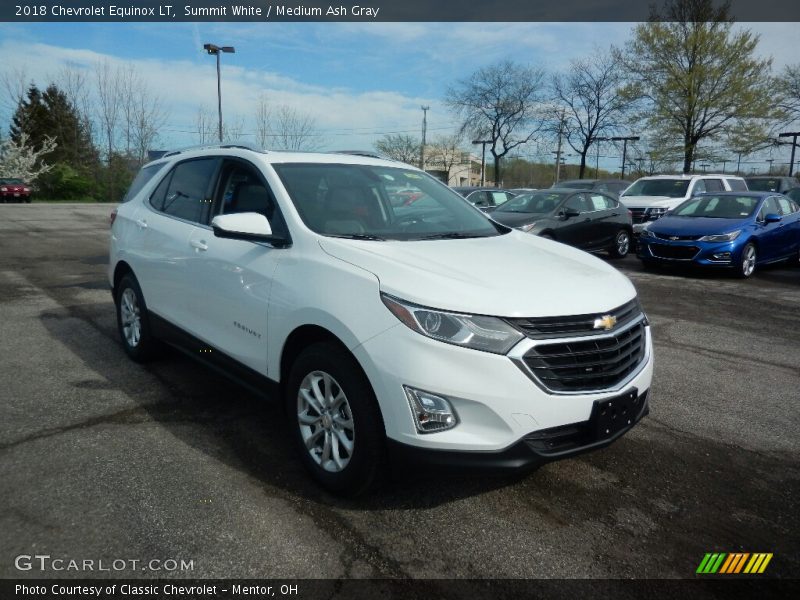 Summit White / Medium Ash Gray 2018 Chevrolet Equinox LT