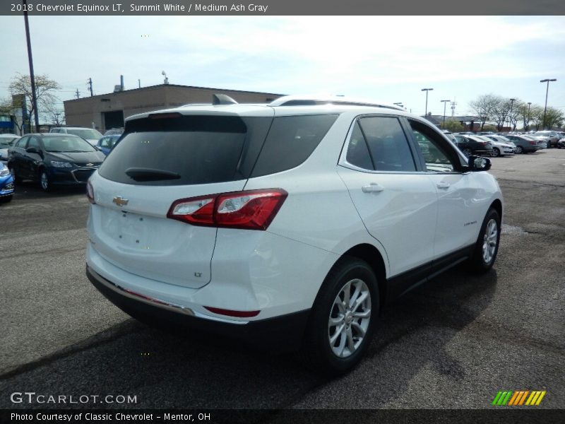 Summit White / Medium Ash Gray 2018 Chevrolet Equinox LT
