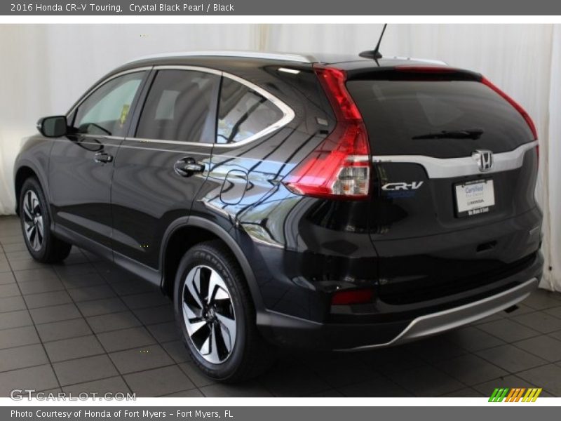 Crystal Black Pearl / Black 2016 Honda CR-V Touring