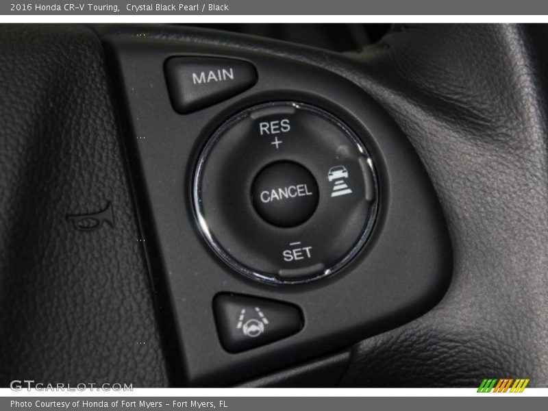 Crystal Black Pearl / Black 2016 Honda CR-V Touring