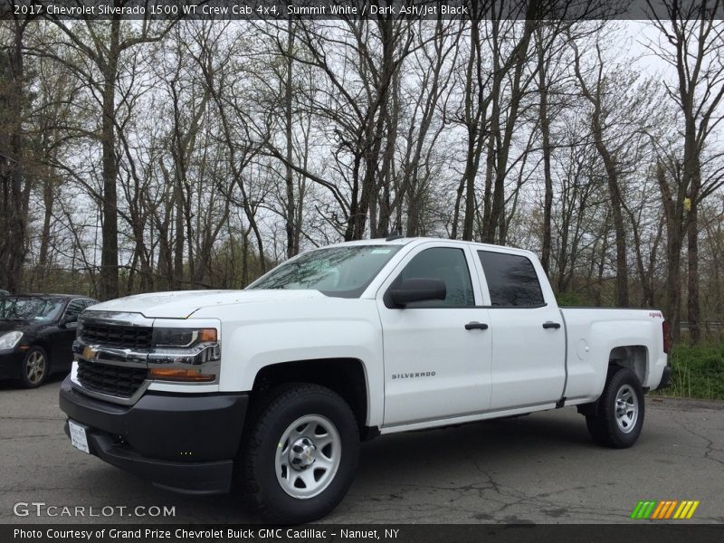 Summit White / Dark Ash/Jet Black 2017 Chevrolet Silverado 1500 WT Crew Cab 4x4
