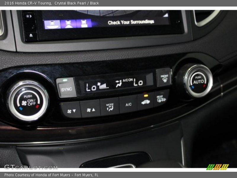 Crystal Black Pearl / Black 2016 Honda CR-V Touring