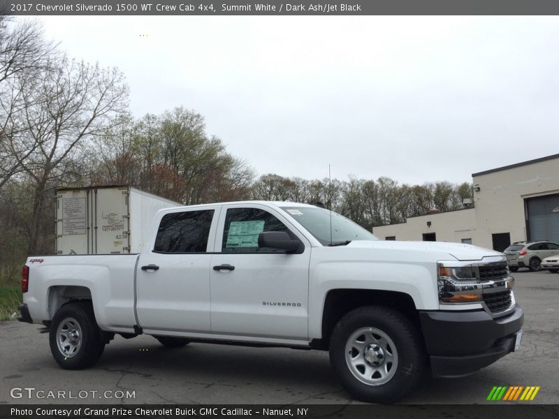 Summit White / Dark Ash/Jet Black 2017 Chevrolet Silverado 1500 WT Crew Cab 4x4