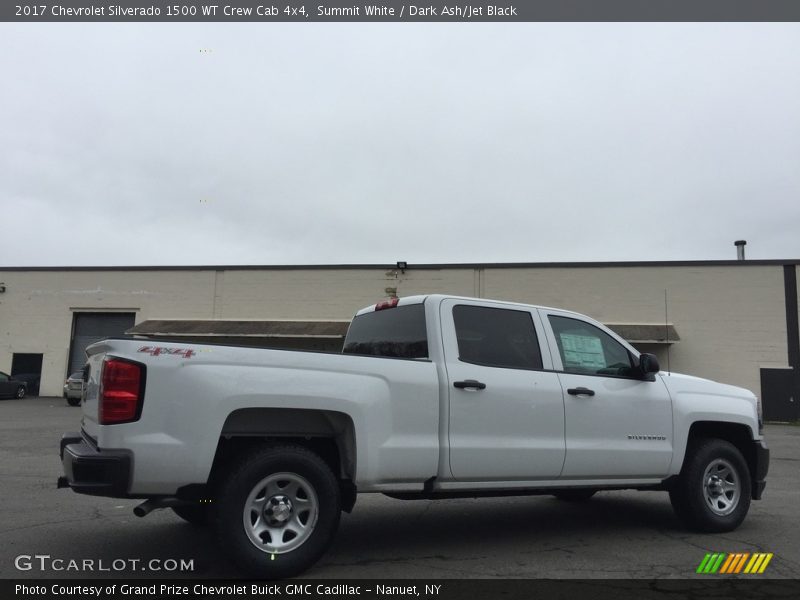 Summit White / Dark Ash/Jet Black 2017 Chevrolet Silverado 1500 WT Crew Cab 4x4