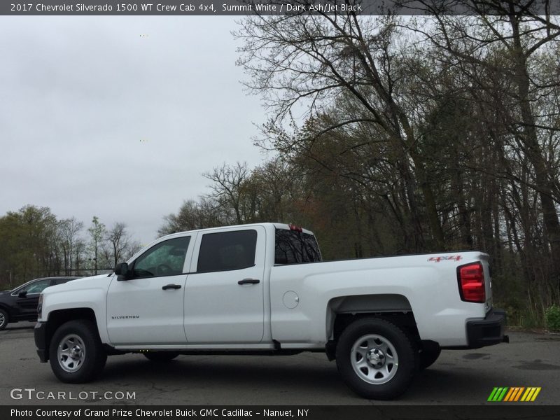 Summit White / Dark Ash/Jet Black 2017 Chevrolet Silverado 1500 WT Crew Cab 4x4