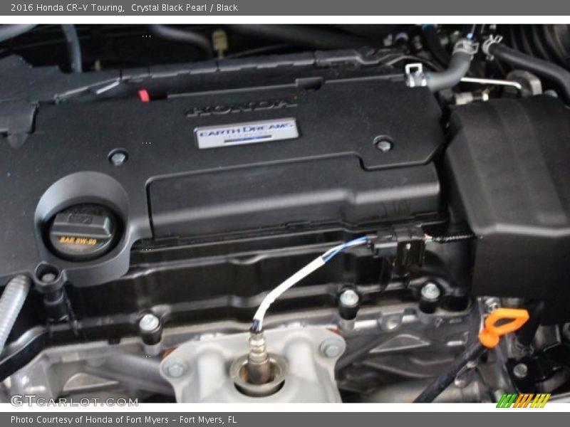 Crystal Black Pearl / Black 2016 Honda CR-V Touring