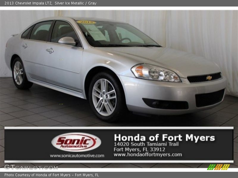 Silver Ice Metallic / Gray 2013 Chevrolet Impala LTZ