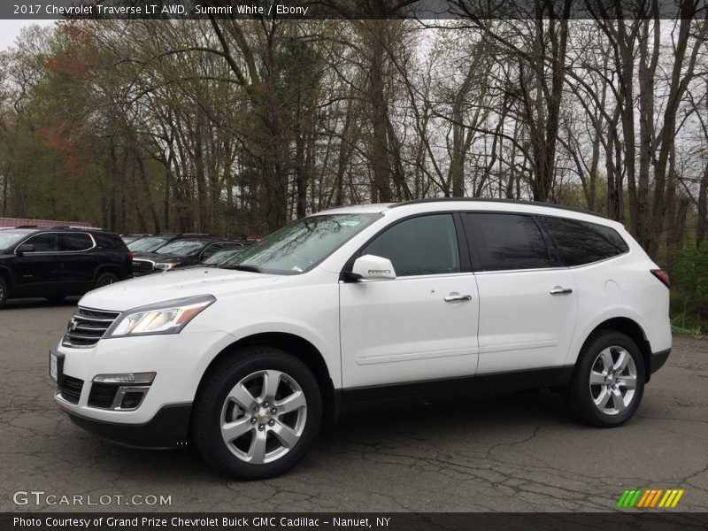 Summit White / Ebony 2017 Chevrolet Traverse LT AWD