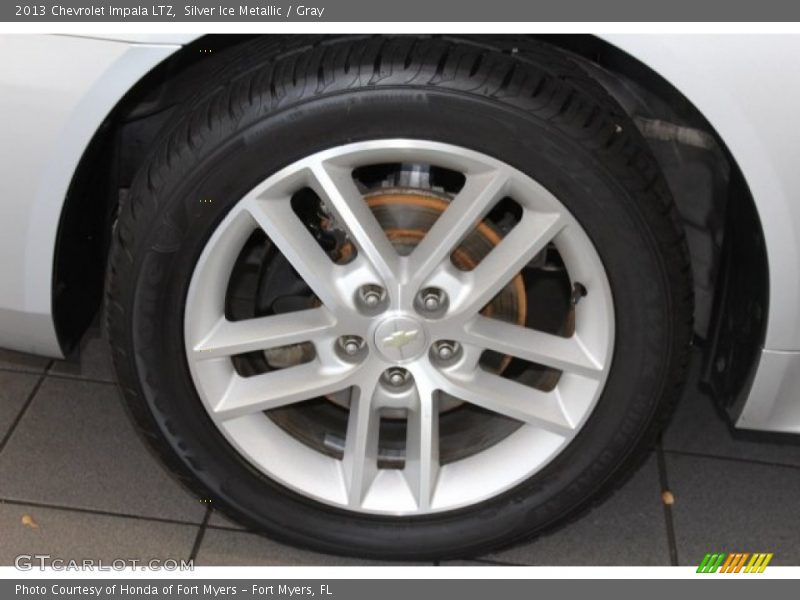 Silver Ice Metallic / Gray 2013 Chevrolet Impala LTZ