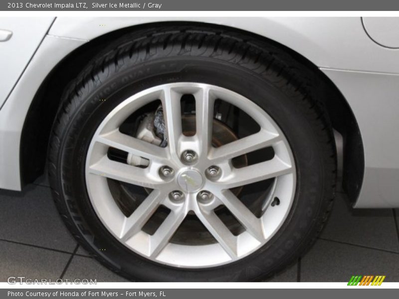 Silver Ice Metallic / Gray 2013 Chevrolet Impala LTZ