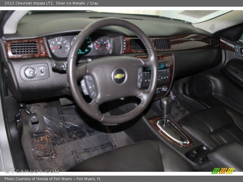 Silver Ice Metallic / Gray 2013 Chevrolet Impala LTZ
