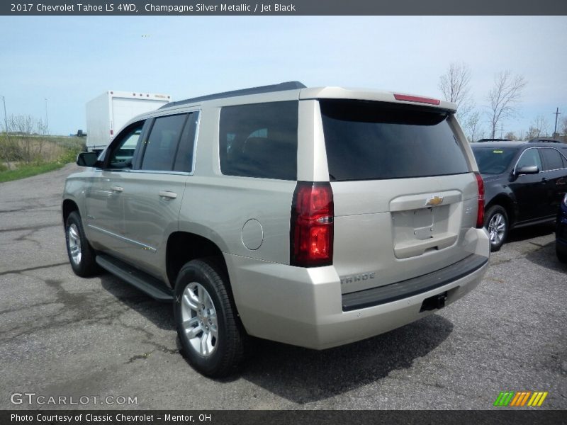 Champagne Silver Metallic / Jet Black 2017 Chevrolet Tahoe LS 4WD