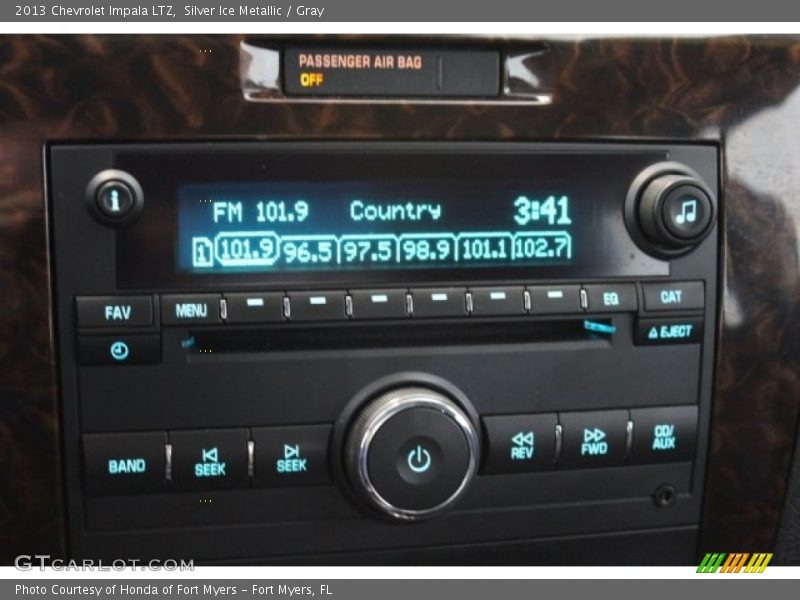 Silver Ice Metallic / Gray 2013 Chevrolet Impala LTZ