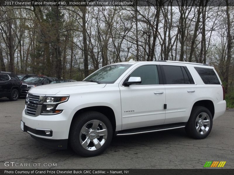 Iridescent Pearl Tricoat / Cocoa/Dune 2017 Chevrolet Tahoe Premier 4WD