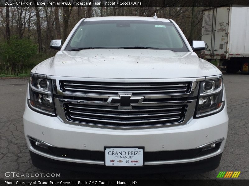Iridescent Pearl Tricoat / Cocoa/Dune 2017 Chevrolet Tahoe Premier 4WD