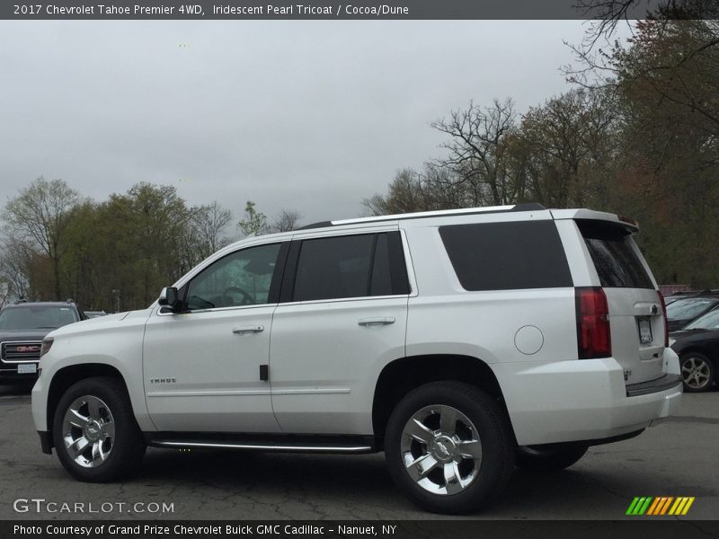 Iridescent Pearl Tricoat / Cocoa/Dune 2017 Chevrolet Tahoe Premier 4WD
