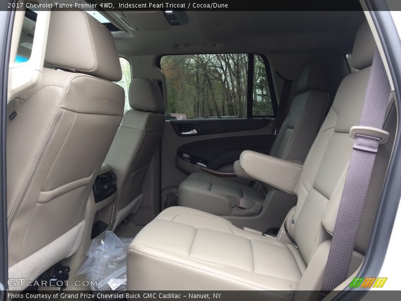 Iridescent Pearl Tricoat / Cocoa/Dune 2017 Chevrolet Tahoe Premier 4WD