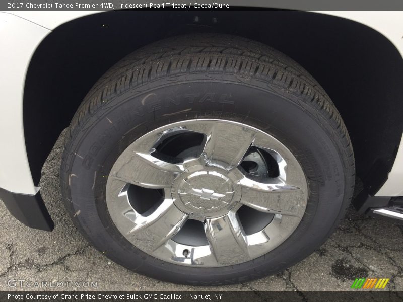 Iridescent Pearl Tricoat / Cocoa/Dune 2017 Chevrolet Tahoe Premier 4WD