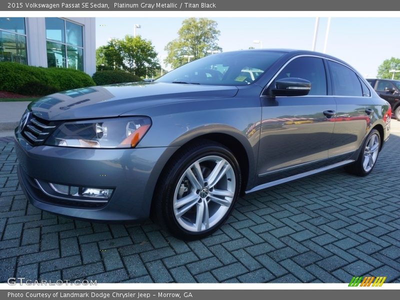 Platinum Gray Metallic / Titan Black 2015 Volkswagen Passat SE Sedan