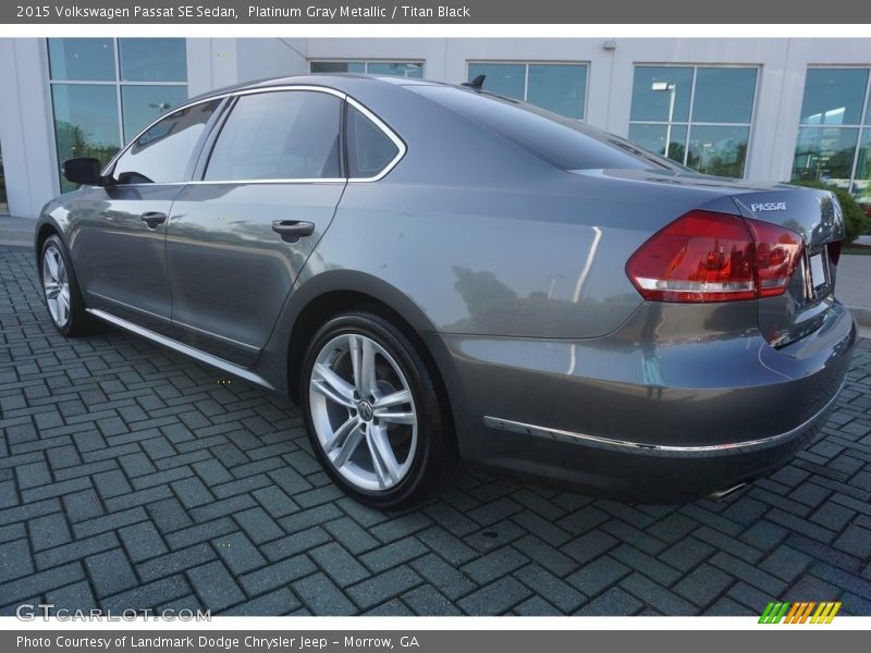 Platinum Gray Metallic / Titan Black 2015 Volkswagen Passat SE Sedan