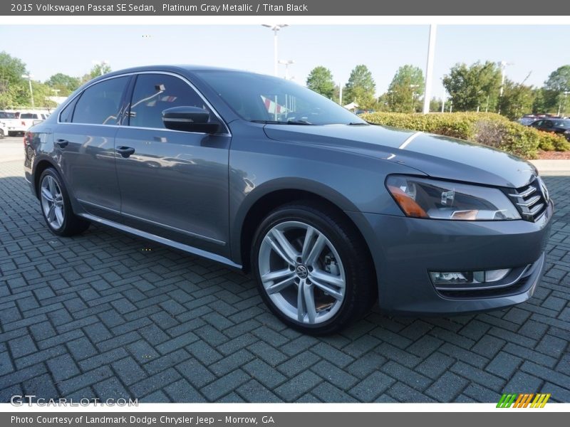 Platinum Gray Metallic / Titan Black 2015 Volkswagen Passat SE Sedan