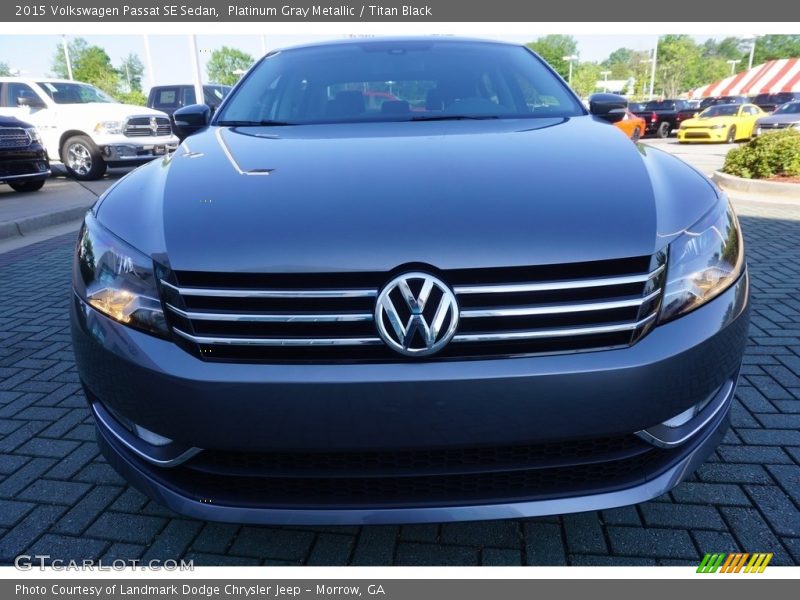 Platinum Gray Metallic / Titan Black 2015 Volkswagen Passat SE Sedan