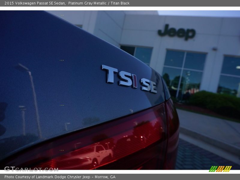 Platinum Gray Metallic / Titan Black 2015 Volkswagen Passat SE Sedan