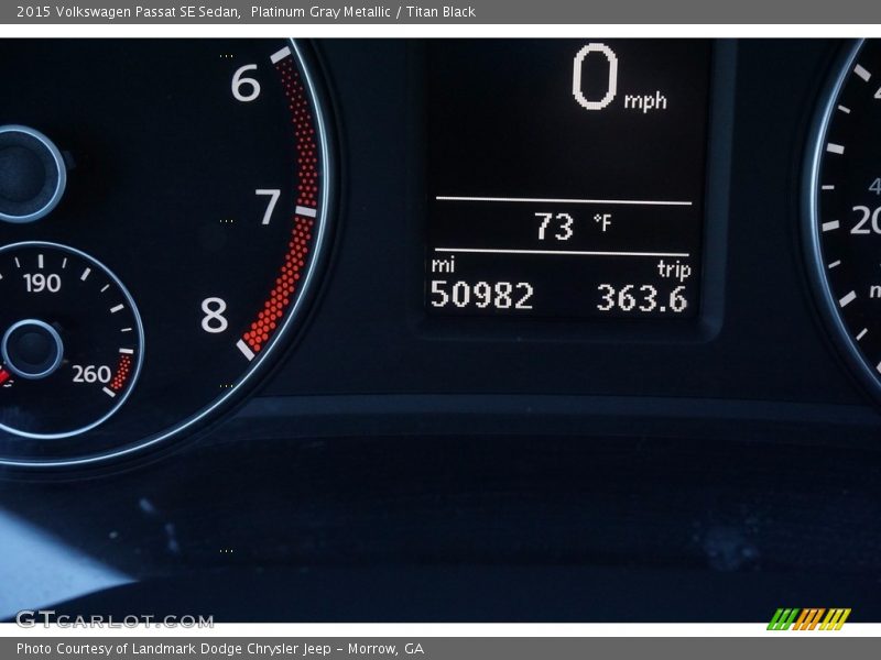 Platinum Gray Metallic / Titan Black 2015 Volkswagen Passat SE Sedan