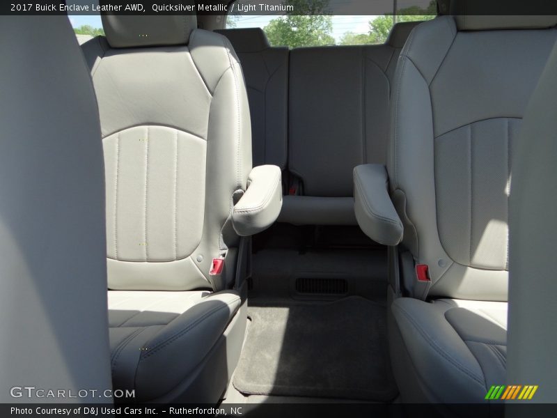 Quicksilver Metallic / Light Titanium 2017 Buick Enclave Leather AWD