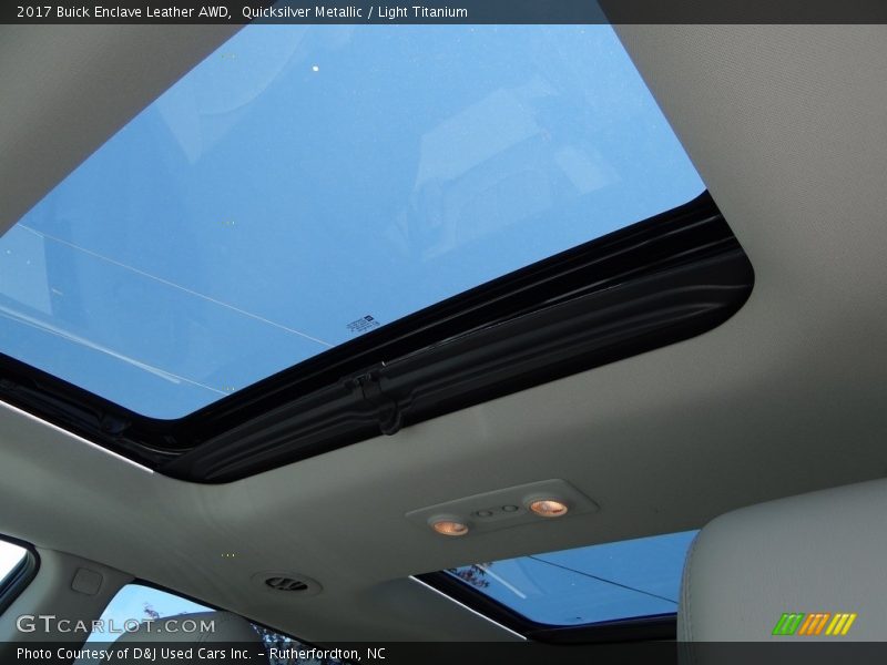 Quicksilver Metallic / Light Titanium 2017 Buick Enclave Leather AWD