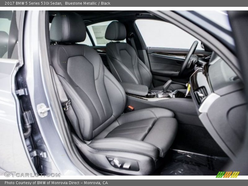 Bluestone Metallic / Black 2017 BMW 5 Series 530i Sedan