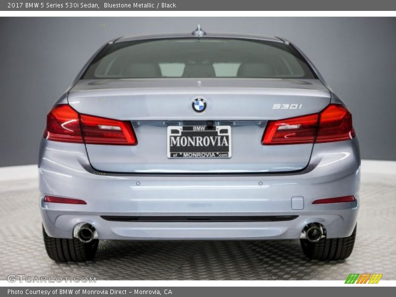 Bluestone Metallic / Black 2017 BMW 5 Series 530i Sedan