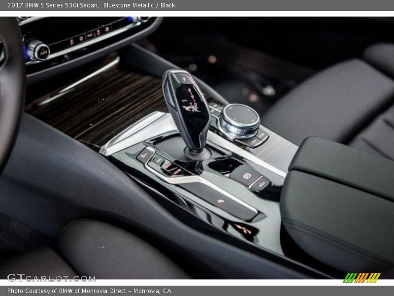 Bluestone Metallic / Black 2017 BMW 5 Series 530i Sedan