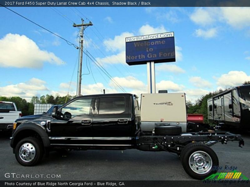 Shadow Black / Black 2017 Ford F450 Super Duty Lariat Crew Cab 4x4 Chassis