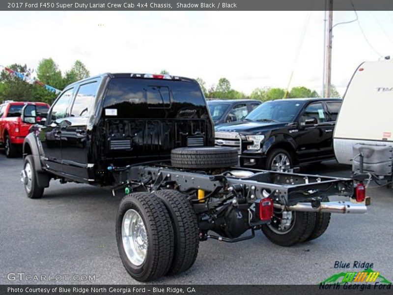 Shadow Black / Black 2017 Ford F450 Super Duty Lariat Crew Cab 4x4 Chassis