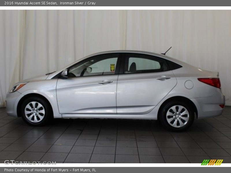 Ironman Silver / Gray 2016 Hyundai Accent SE Sedan